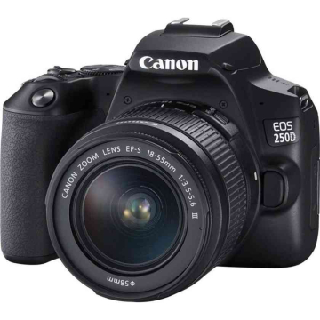 Canon EOS 250D DSLR Camera With EFS 18-55 DC III Lens Kit